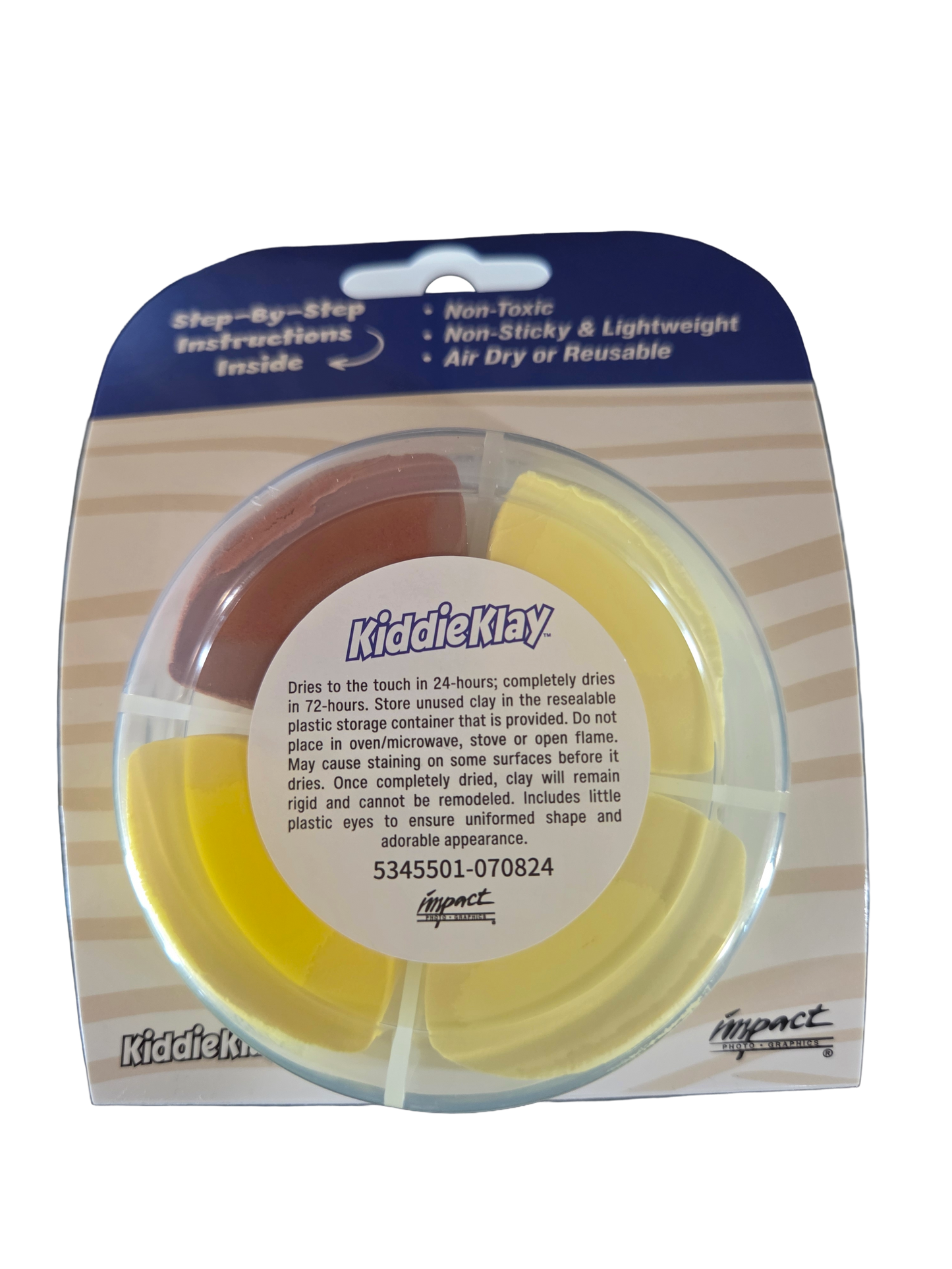 Banana Slug Kiddie Klay- Air Dry Modeling Clay