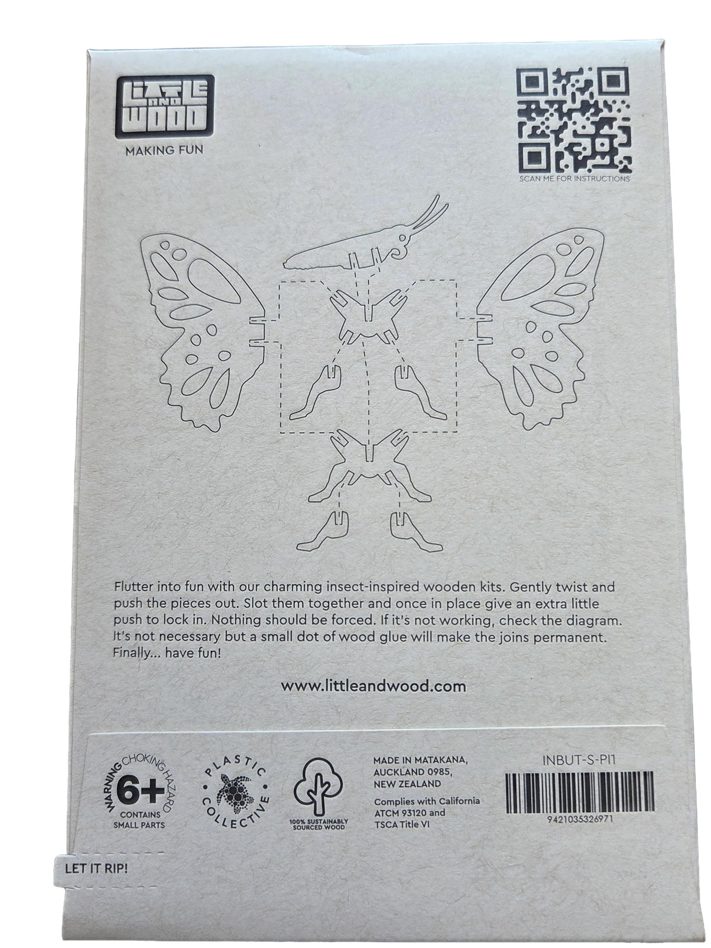 Butterfly 3D Wooden Puzzle