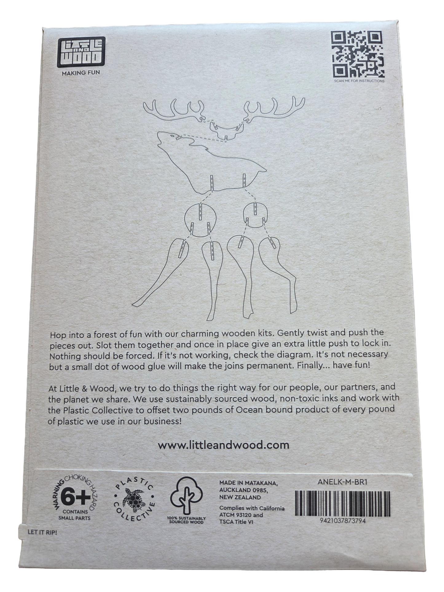 Elk 3D Wooden Kitset