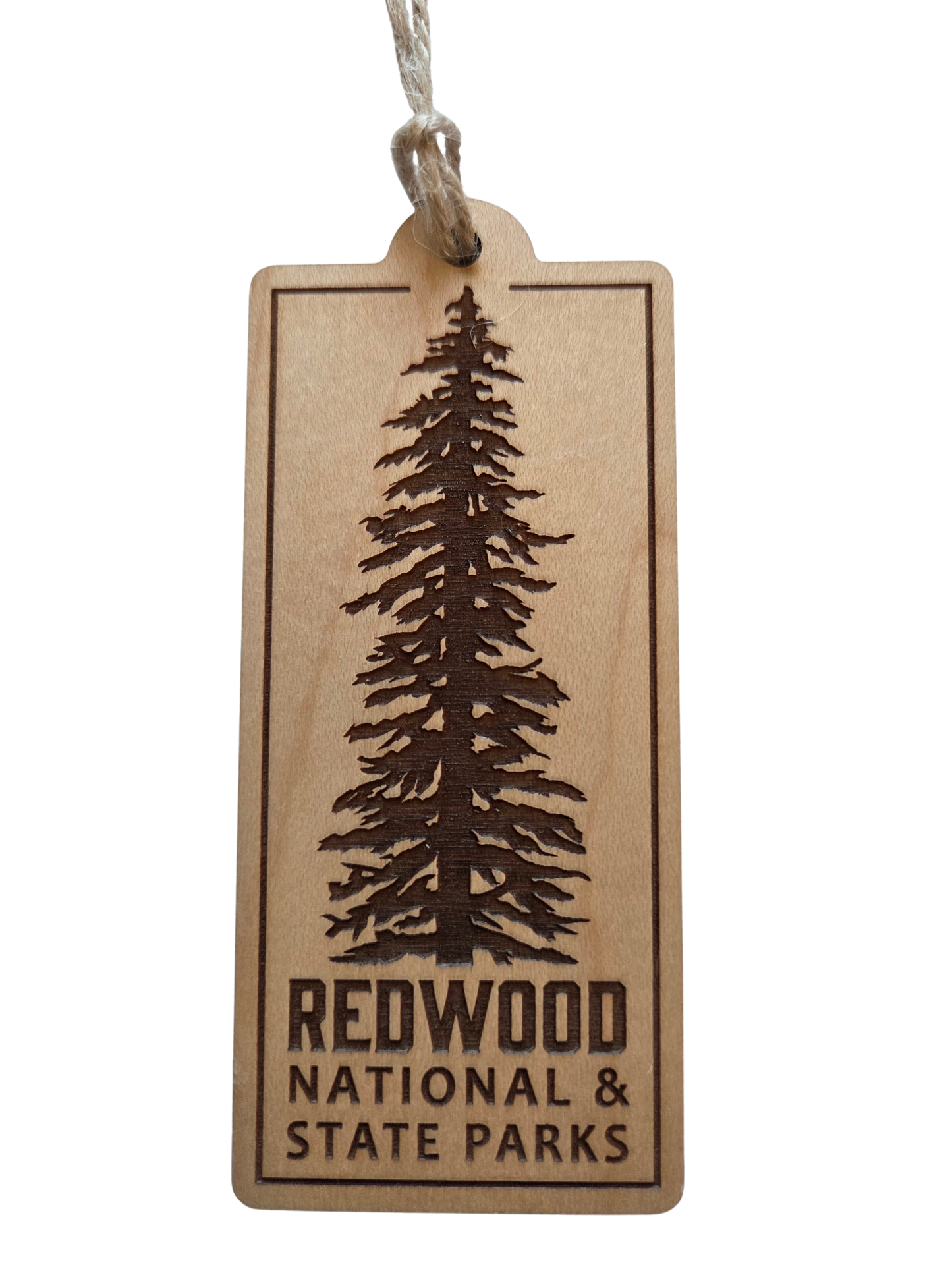 Redwood National and State Parks Wood Ornament