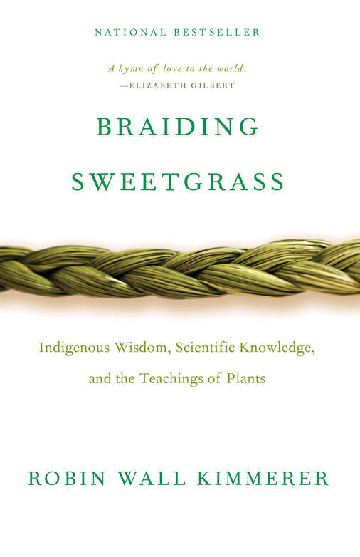 BRAIDING SWEETGRASS PAPERBACK BOOK