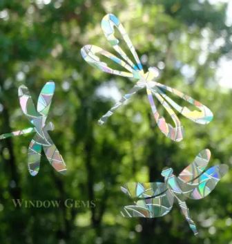 Window Gems Dragonflies