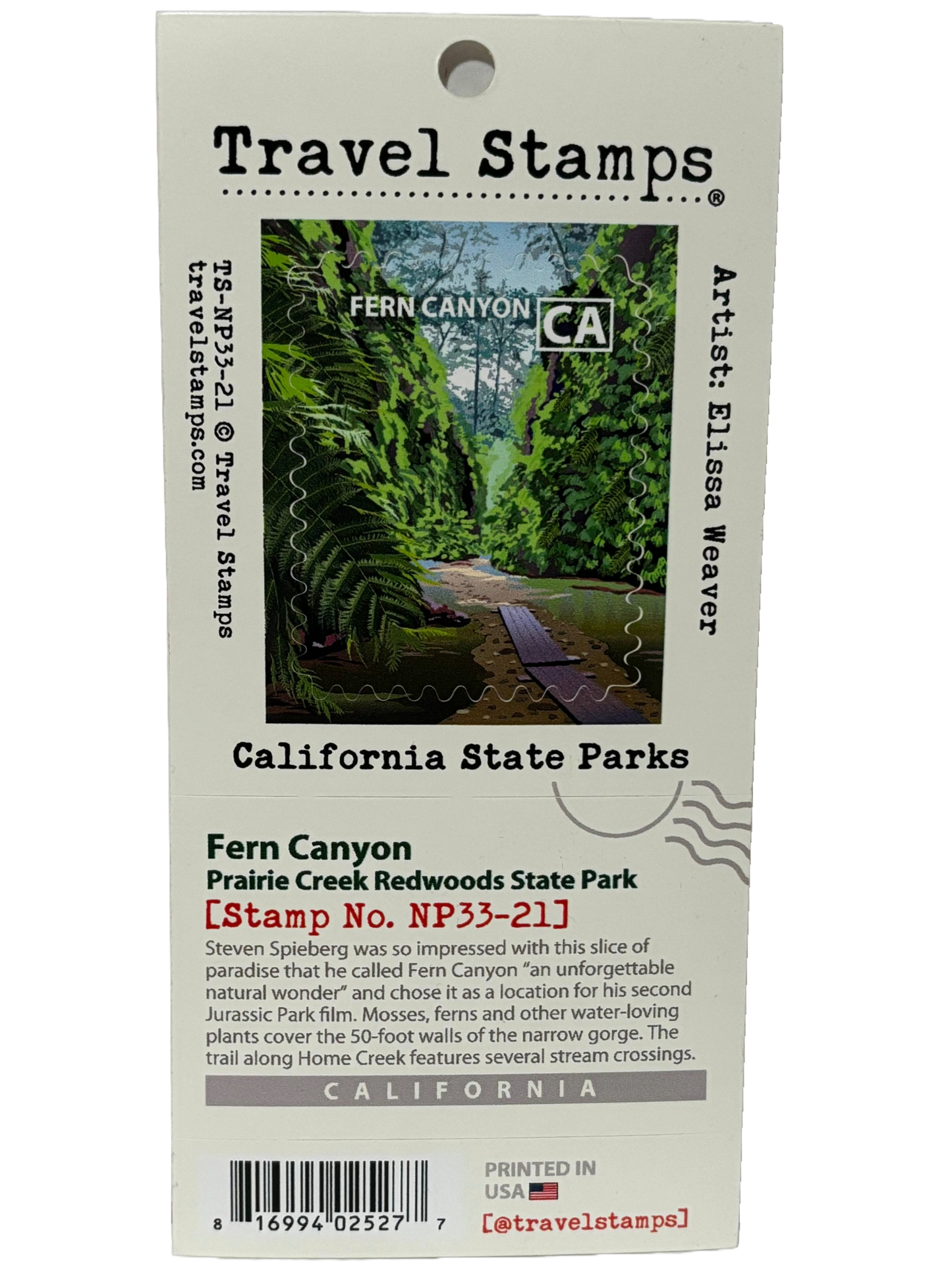 Travel Stamp: Fern Canyon