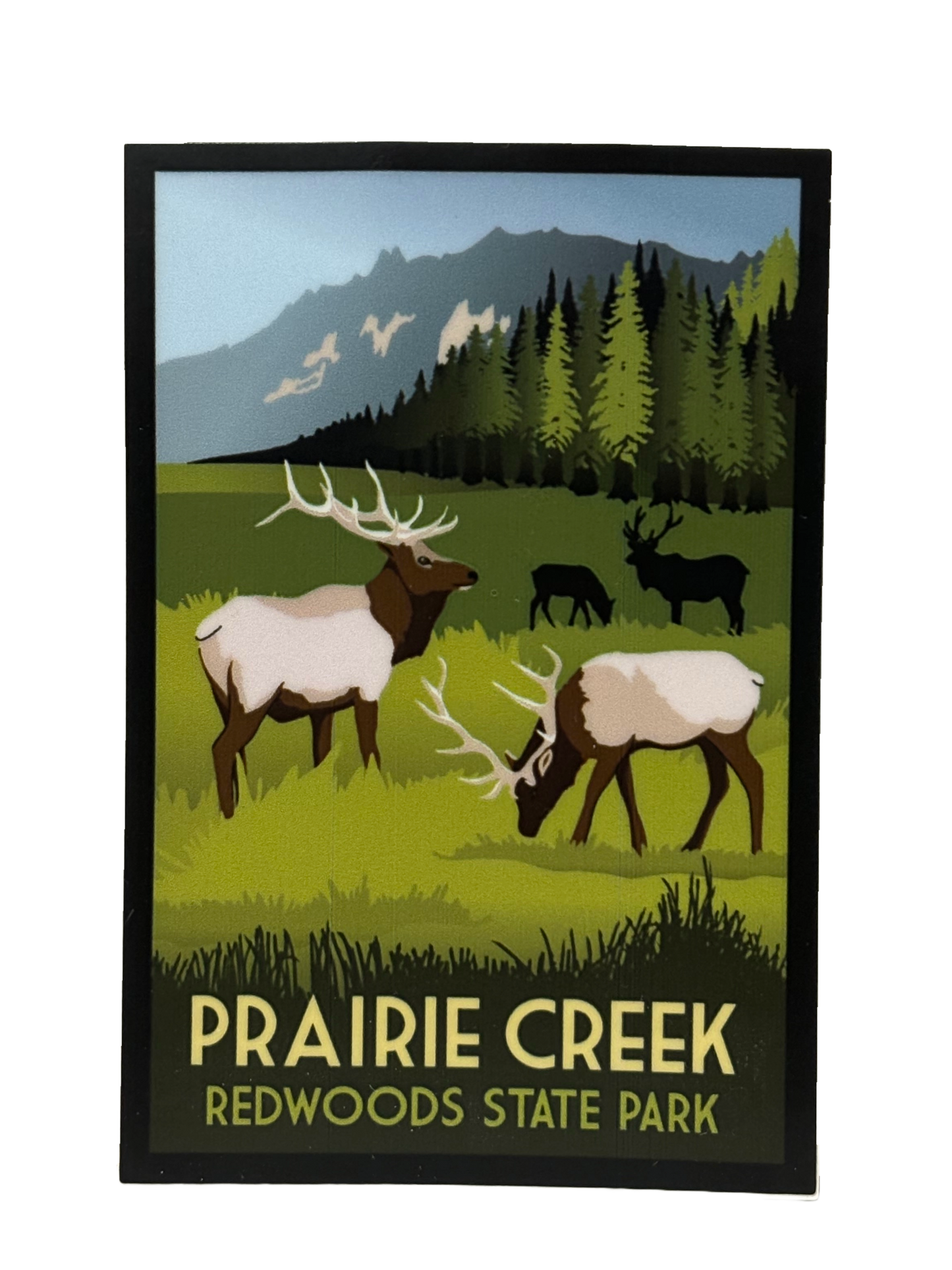 WPA Sticker: Prairie Creek Redwoods State Park