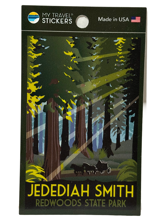 WPA Sticker: Jedediah Smith Redwoods State Park