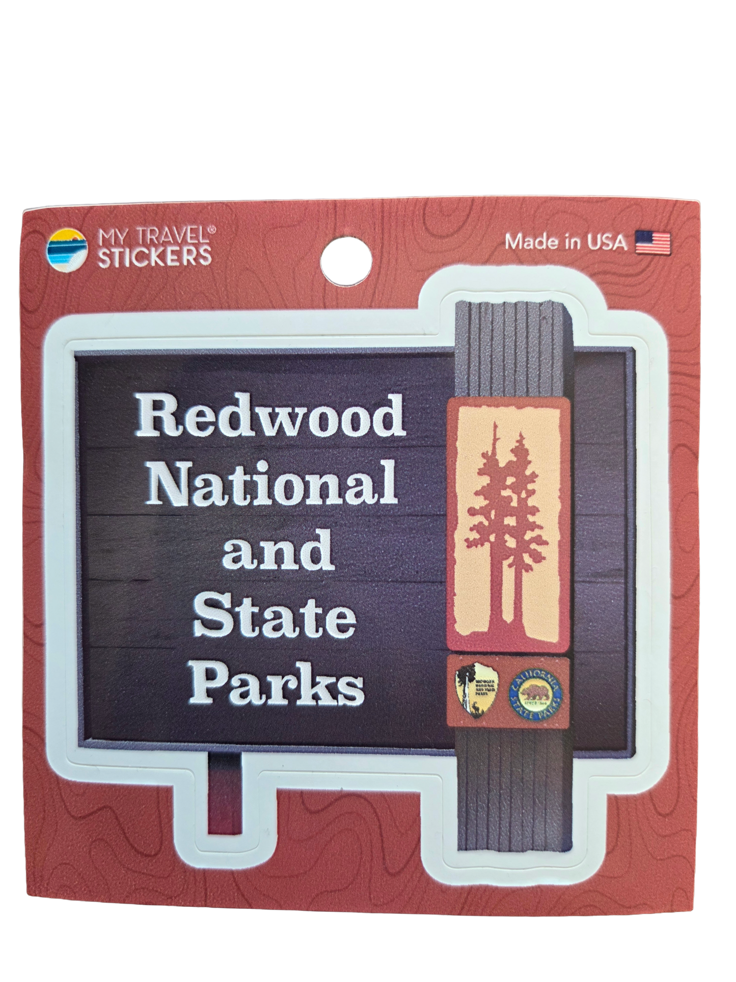 Redwood National and State Parks Sign Sticker