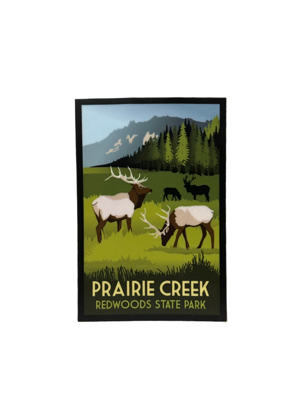 WPA Sticker: Prairie Creek Redwoods State Park
