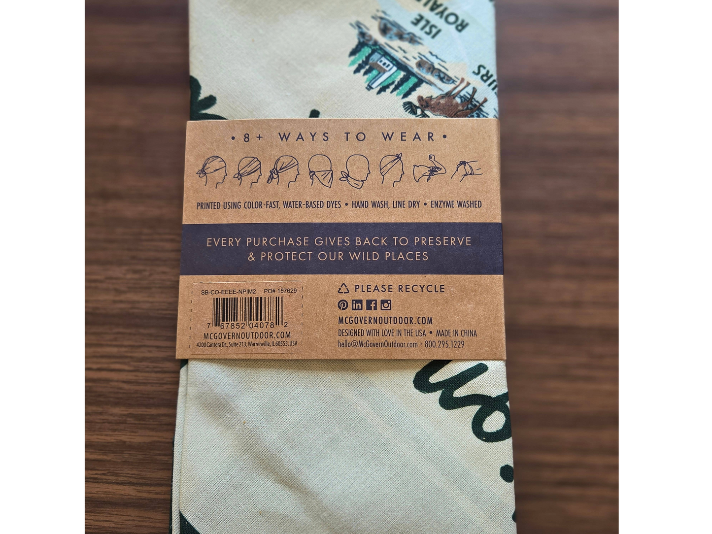 National Parks of the USA Bandana