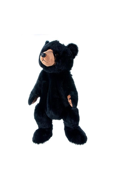 Black Bear Plushie Backpack