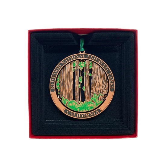Redwood National & State Parks Copper Ornament