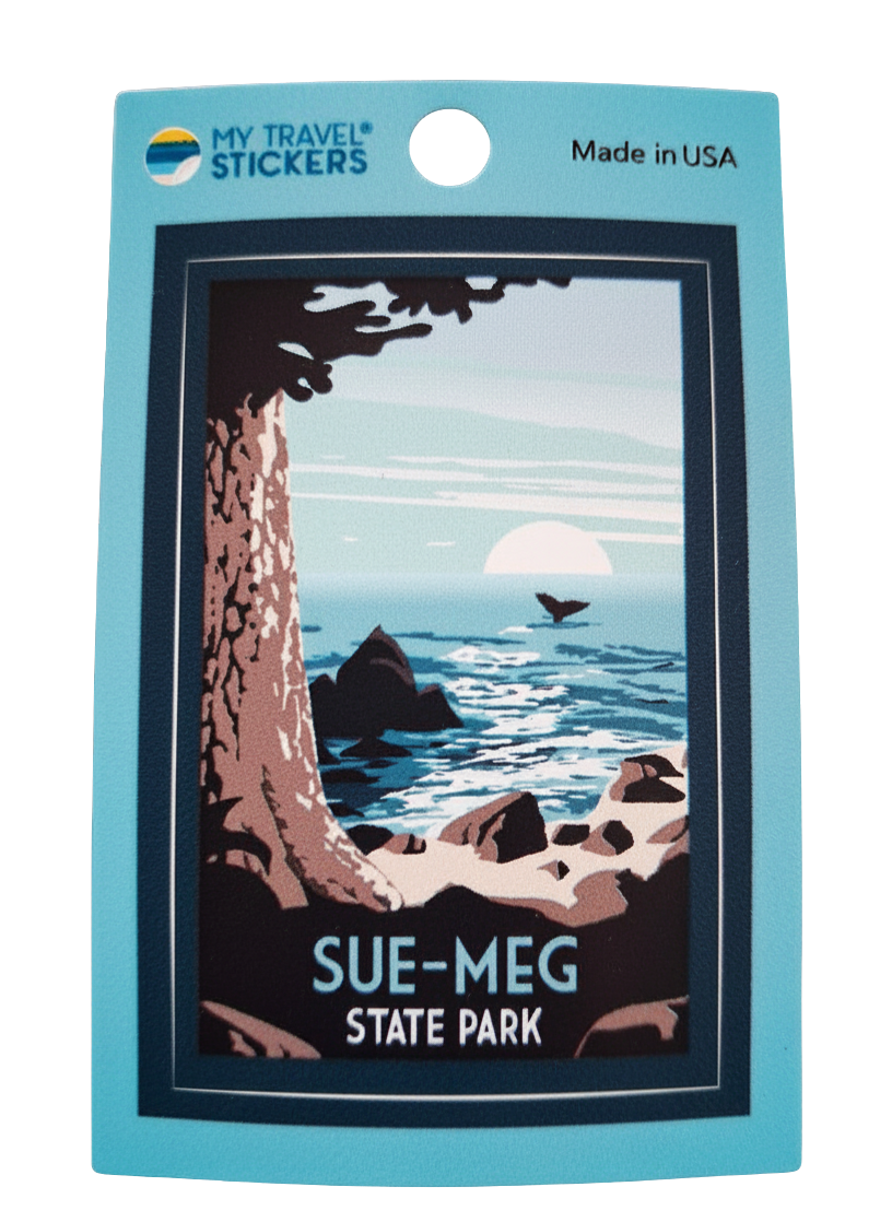 Sue-Meg State Park Mini Sticker