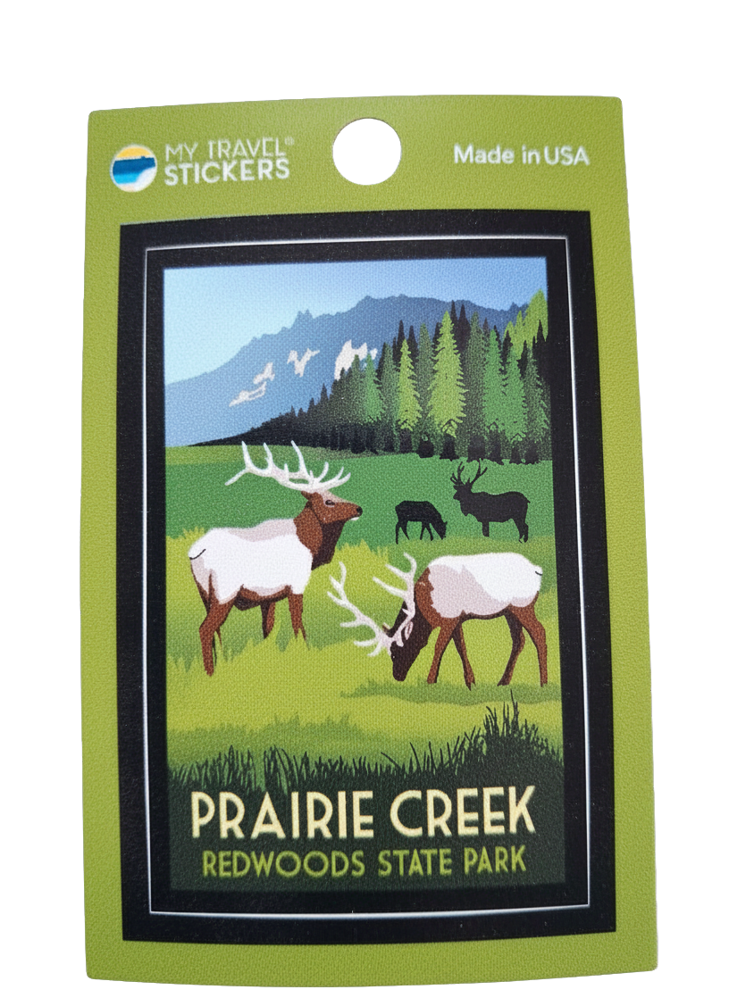 Prairie Creek Redwoods State Park Mini Sticker