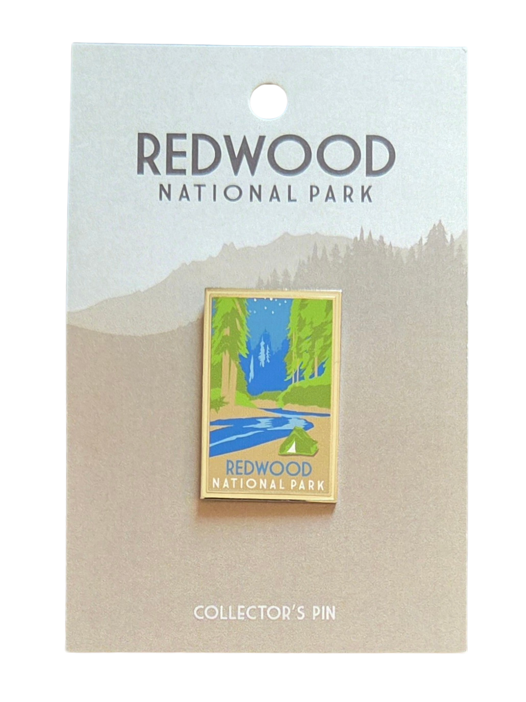Redwood National Tent River Collector's Pin