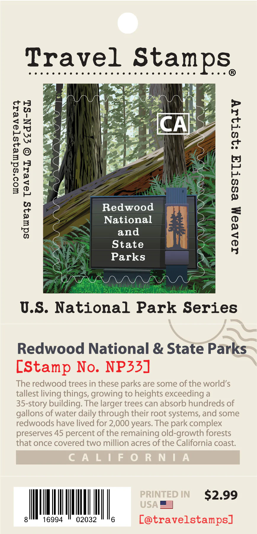 Travel Stamp: Redwood National & State Parks