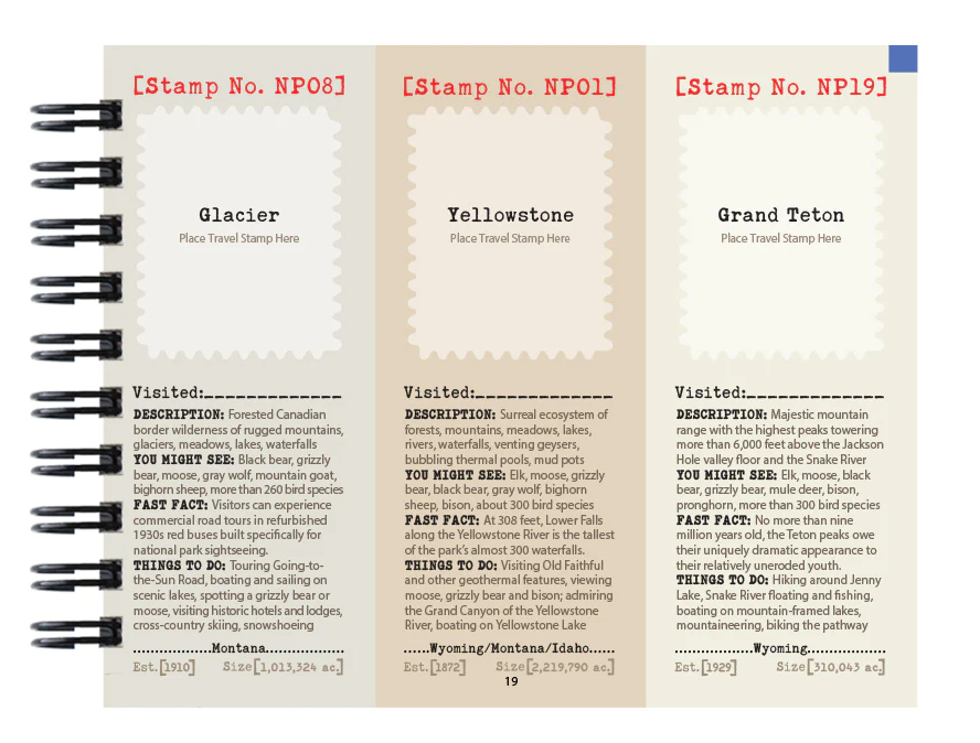 Travel Stamps Album