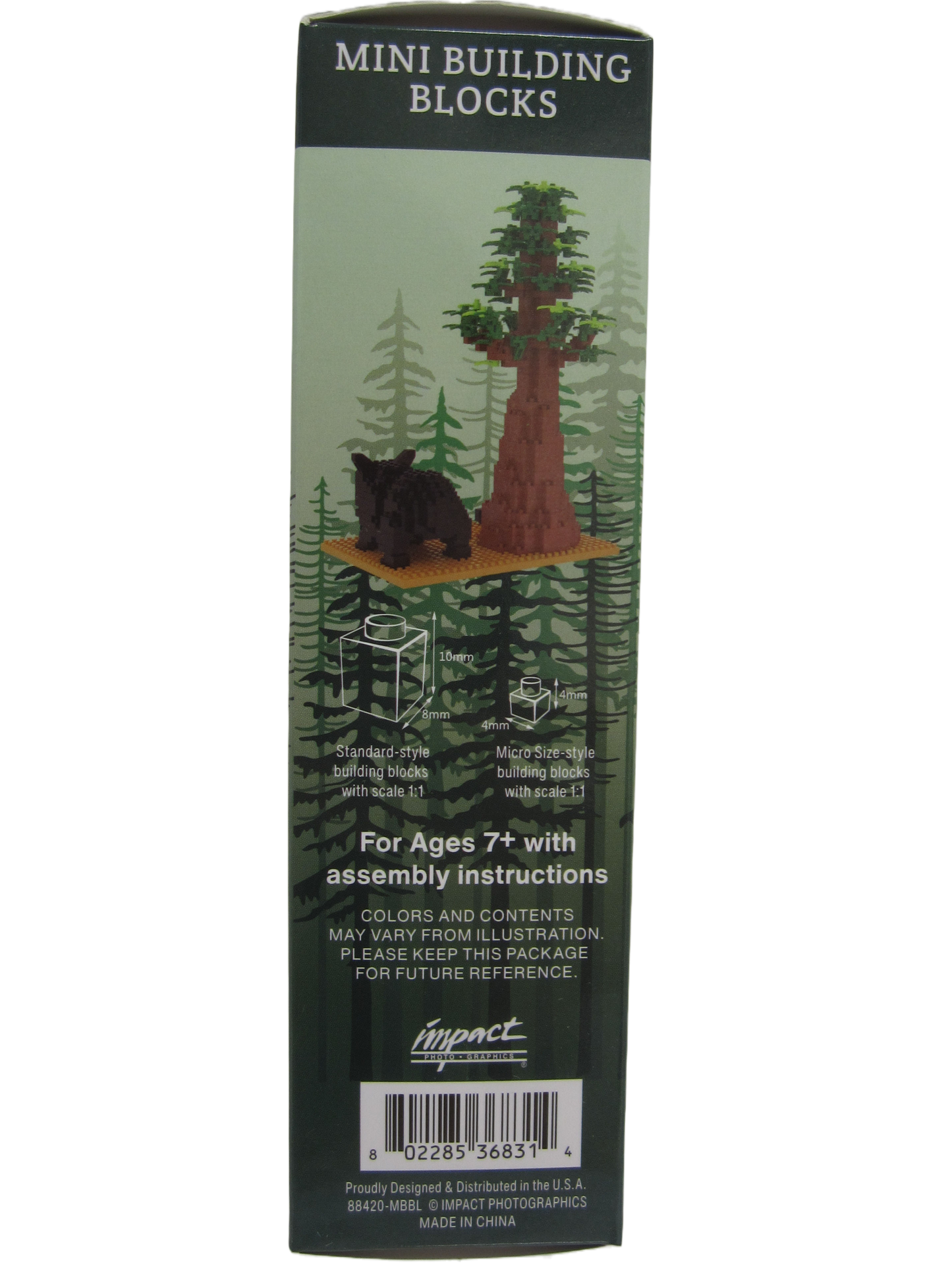 Mini Building Blocks Set Redwood Edition