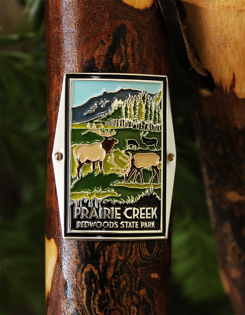 Walking Stick Medallion: Prairie Creek