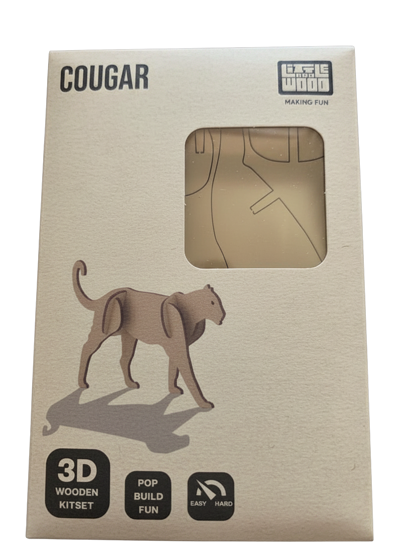 Cougar 3D Wooden Puzzle