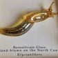 Elysian Shore Banana Slug Hand Blown Glass Pin