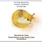 Elysian Shore Banana Slug Hand Blown Glass Pin