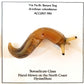 Elysian Shore Banana Slug Hand Blown Glass Pin