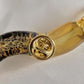 Elysian Shore Banana Slug Hand Blown Glass Pin