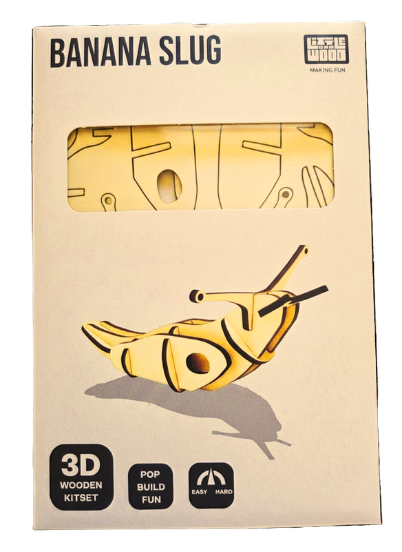 Banana Slug 3D Wooden Puzzle