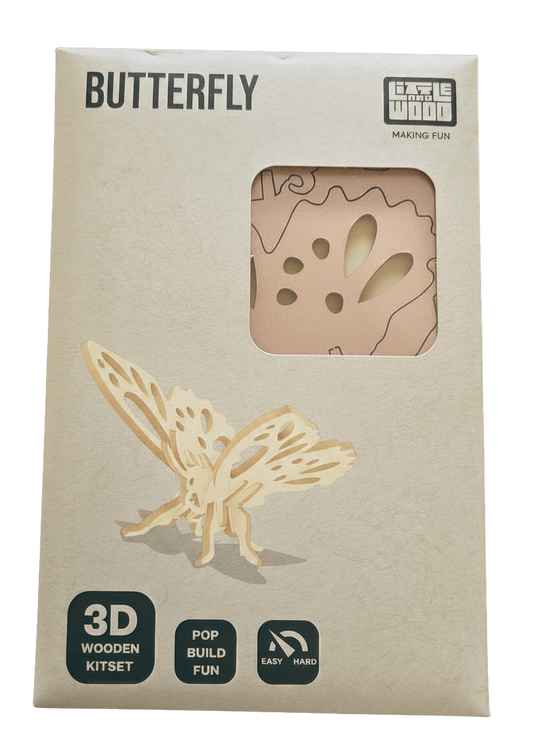 Butterfly 3D Wooden Puzzle