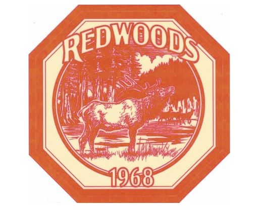Ranger of the Art: Redwoods 1968 Historic Park Sticker