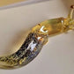 Elysian Shore Banana Slug Hand Blown Glass Pendant