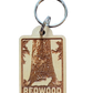 Redwood Parks Conservancy Logo Wood Keychain