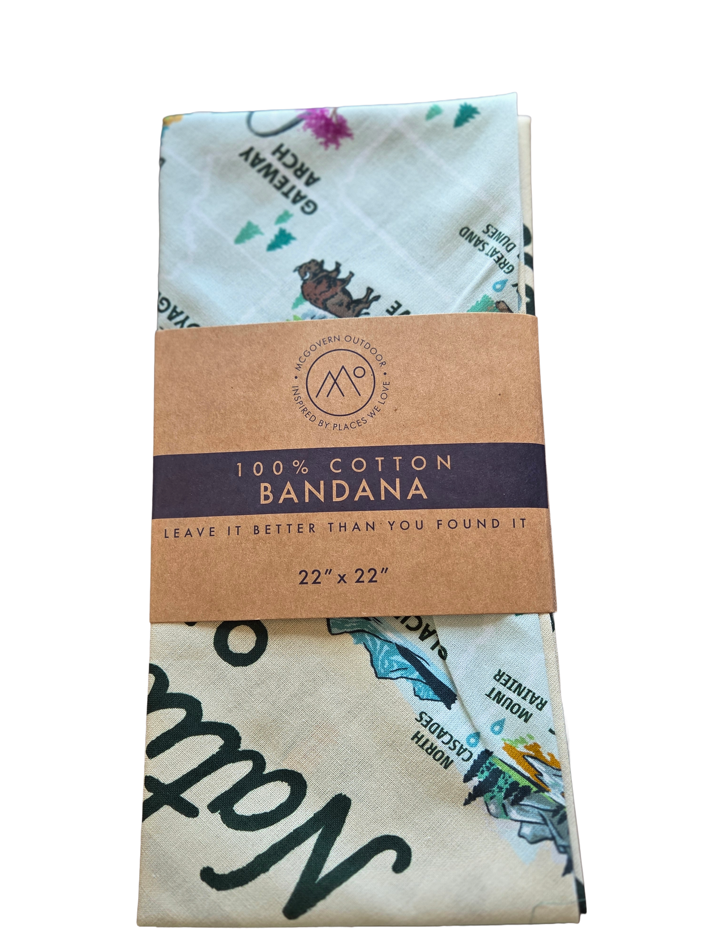 National Parks of the USA Bandana