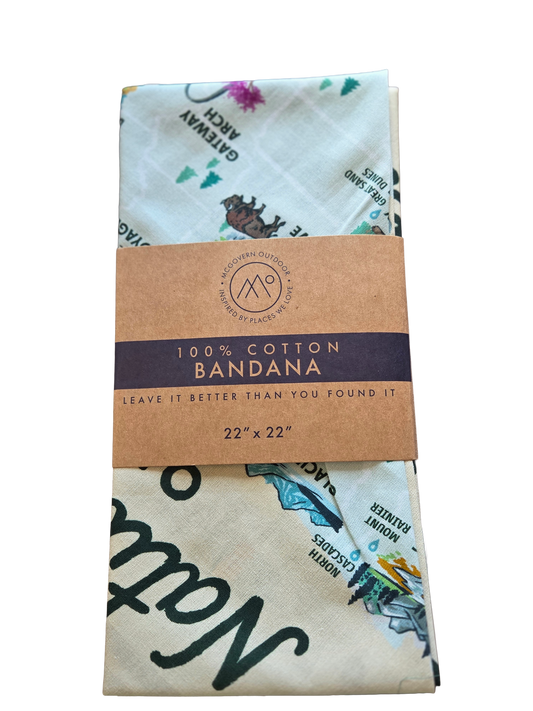 National Parks of the USA Bandana
