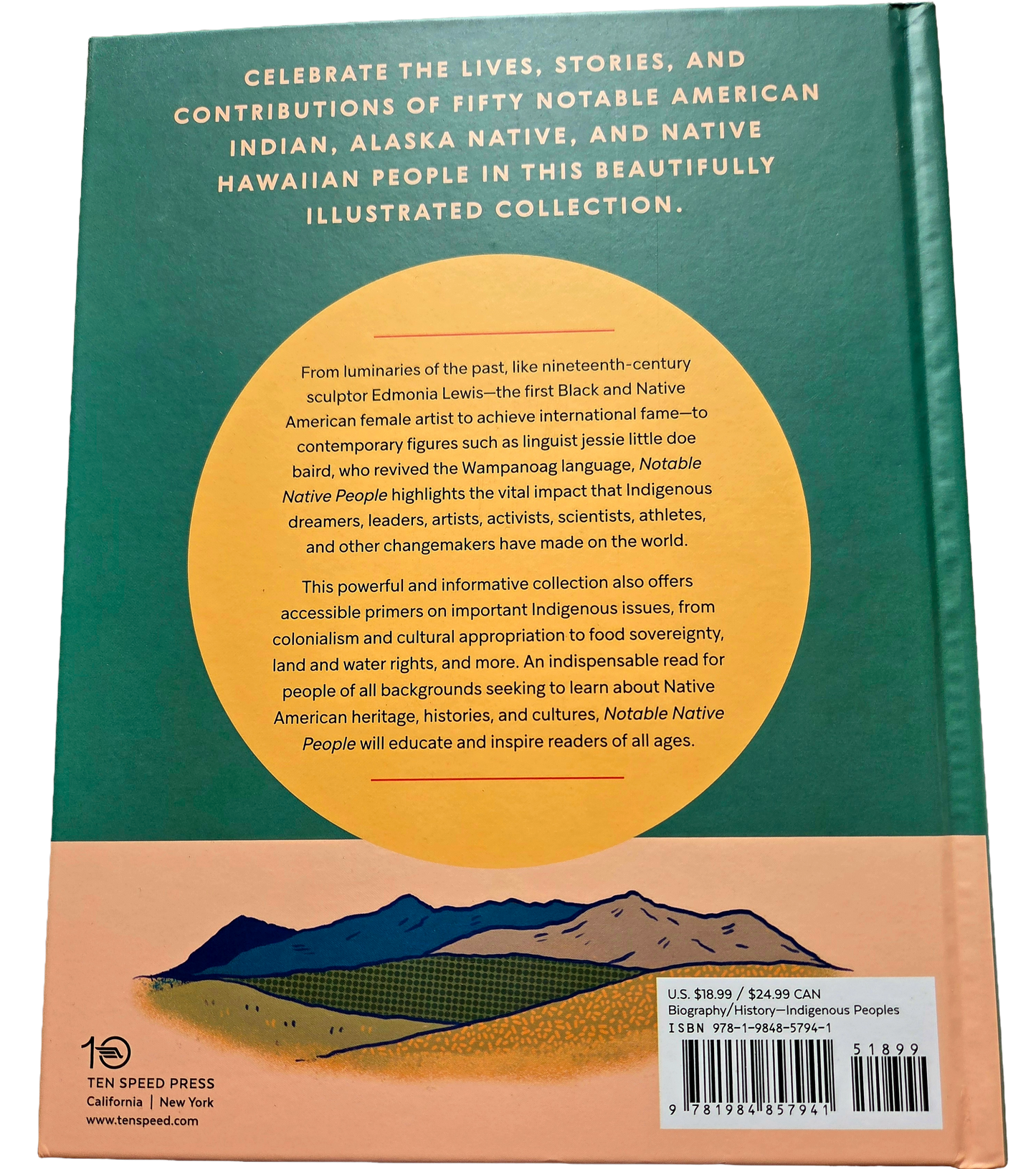 Notable Native People Hardback Book
