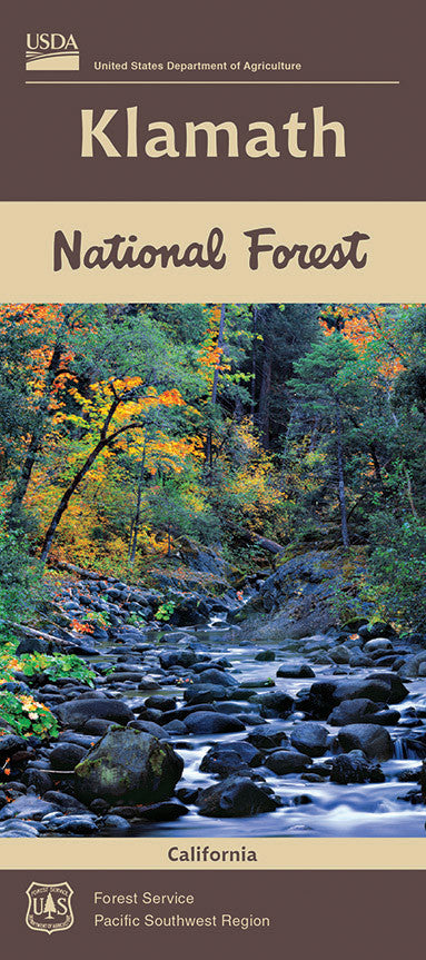 KLAMATH NATIONAL FOREST U.S. FOREST SERVICE  MAP