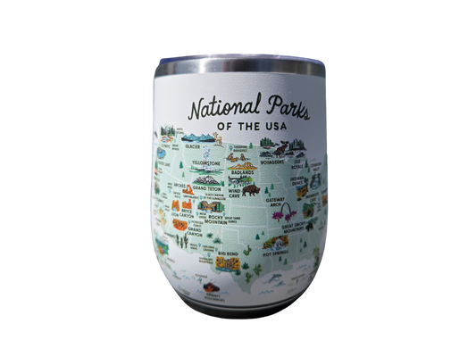 National Parks of the USA Wine Tumbler