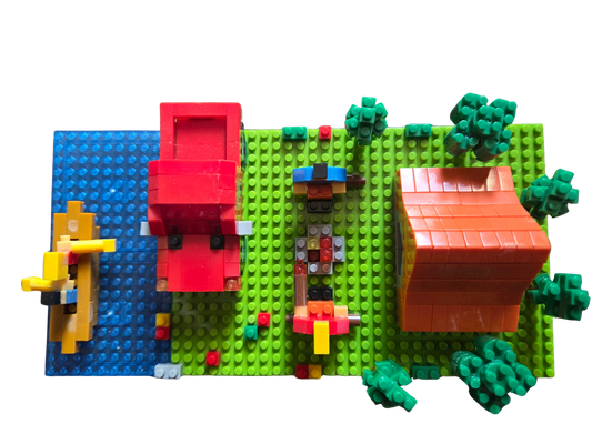 Mini Building Blocks Set Camping Edition
