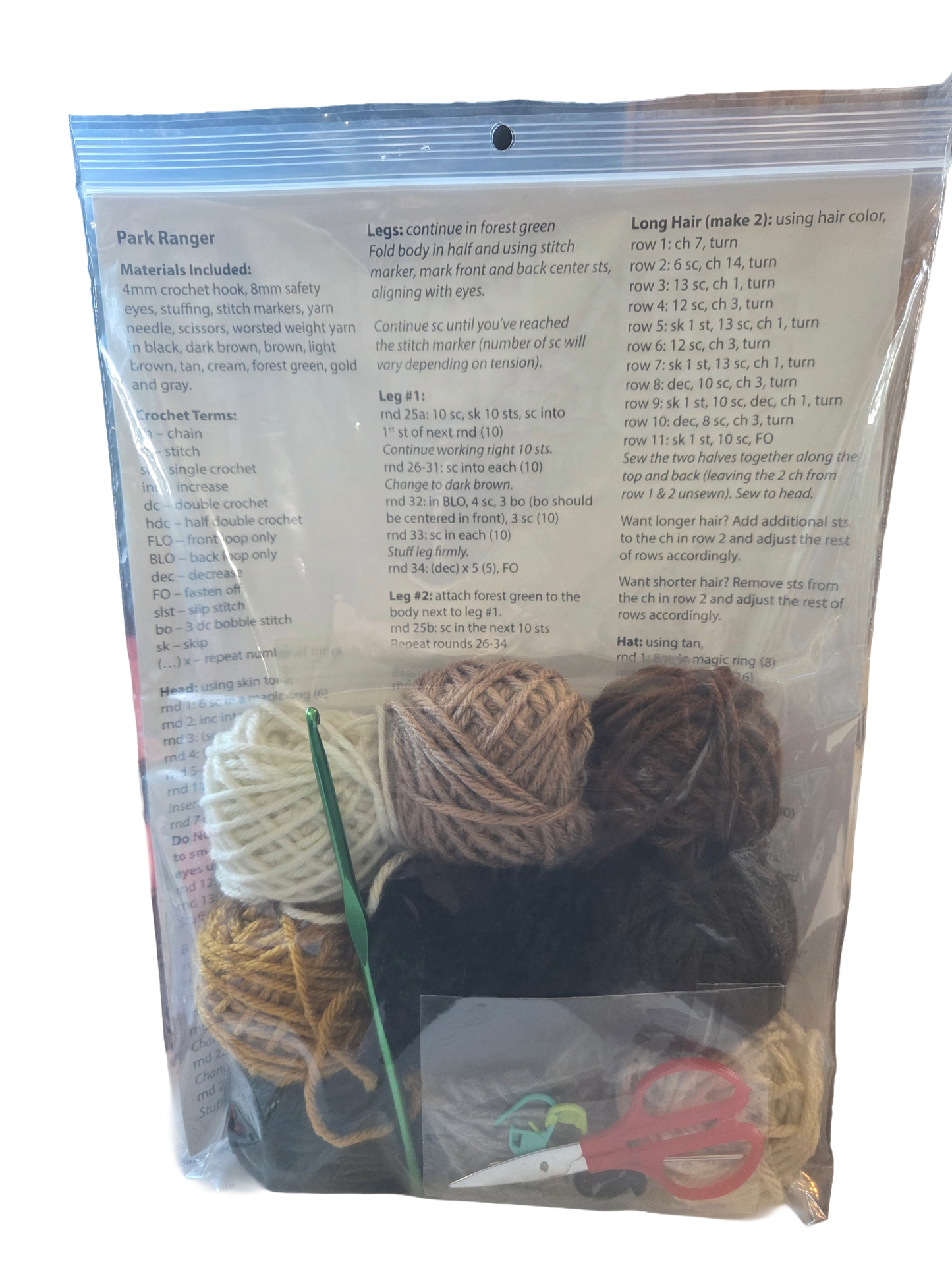 Park Ranger Crochet Kit