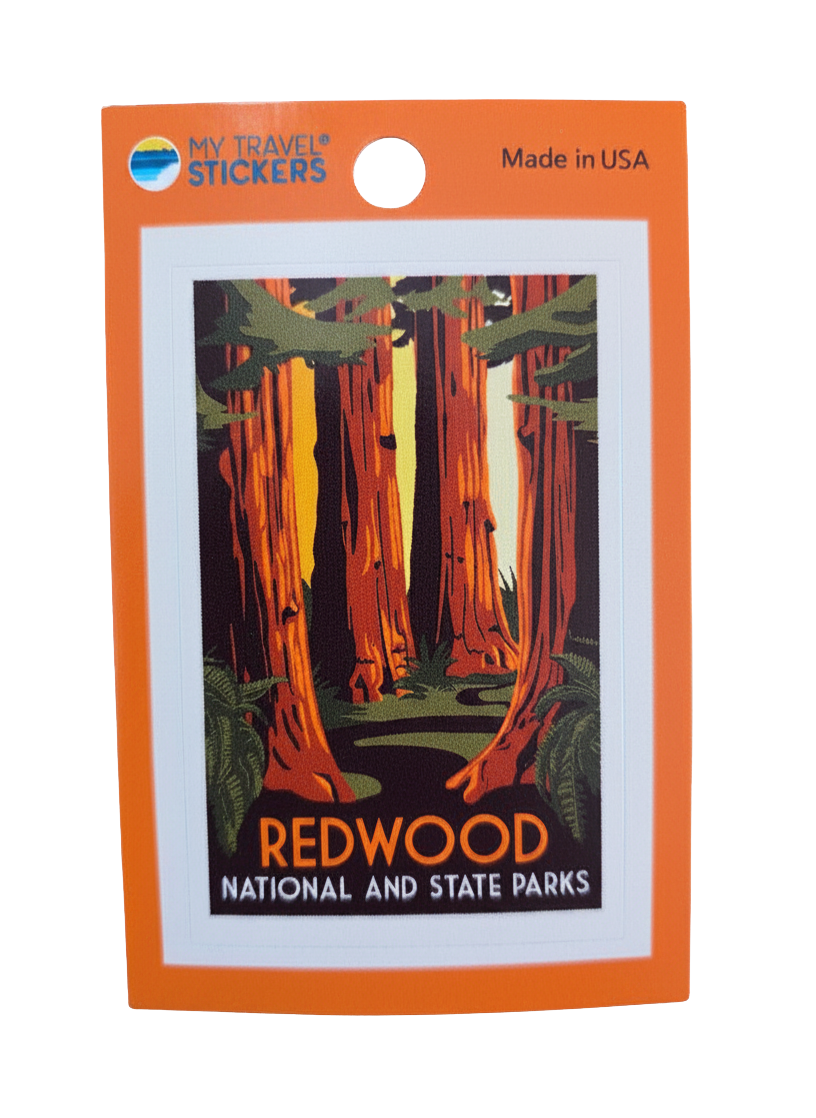 Redwood National and State Parks WPA Mini Sticker