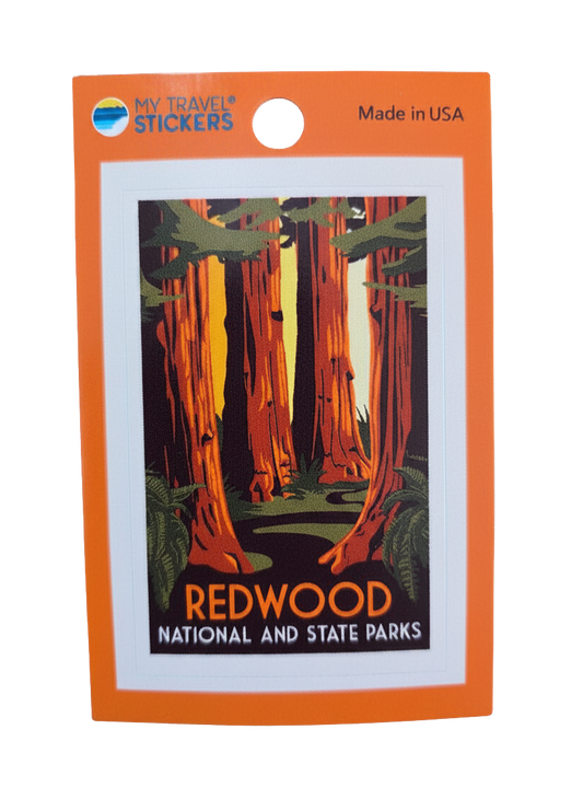 Redwood National and State Parks WPA Mini Sticker