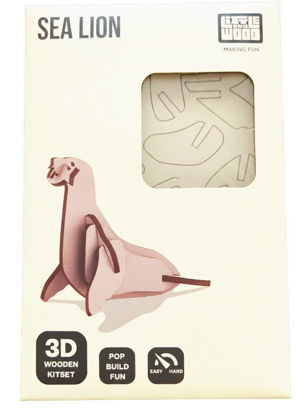 Sea Lion 3D Wooden Puzzle