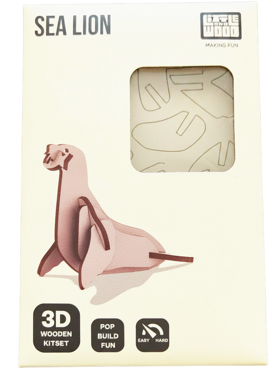 Sea Lion 3D Wooden Puzzle