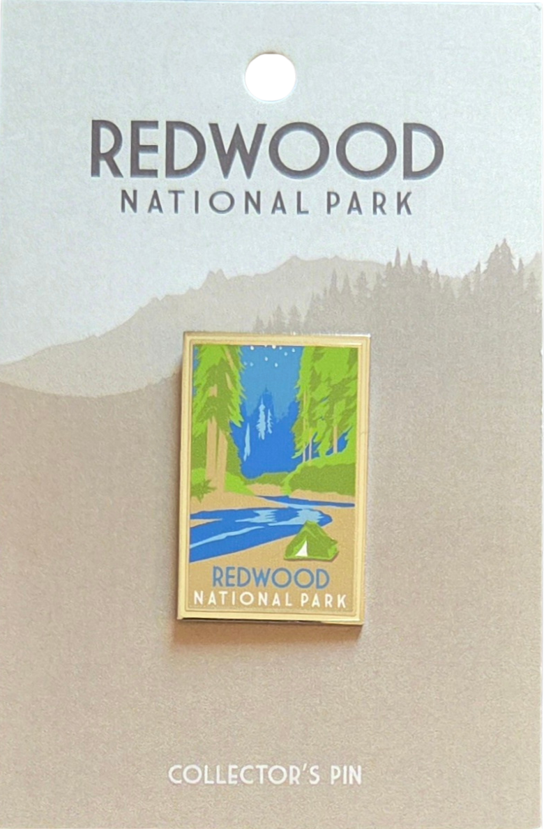 Redwood National Tent River Collector's Pin