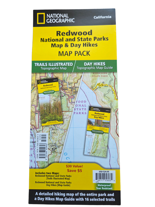 Redwood National and State Parks Map Pack