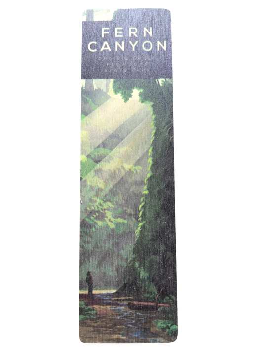 Fern Canyon- Prairie Creek Redwoods State Parks Wooden Bookmark