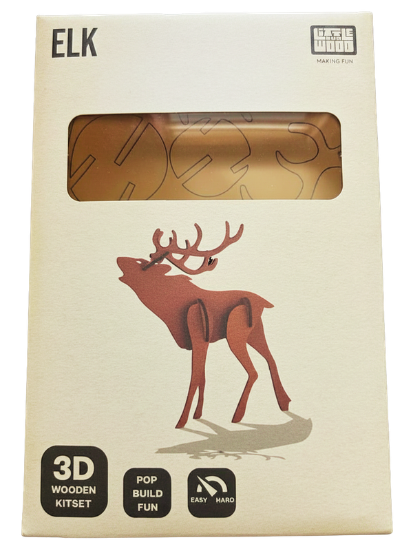 Elk 3D Wooden Kitset