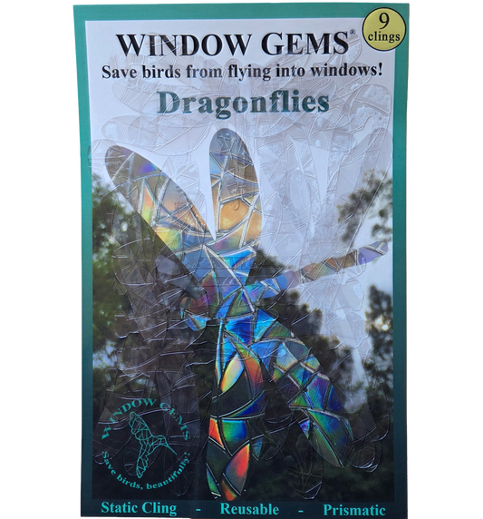 Window Gems Dragonflies