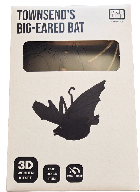 Townsend's Big-Eared Bat 3D Wooden Puzzle
