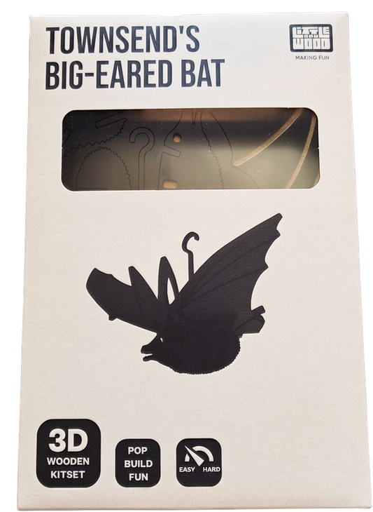 Townsend's Big-Eared Bat 3D Wooden Puzzle