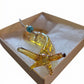 Elysian Shore Banana Slug Hand Blown Glass Ornament